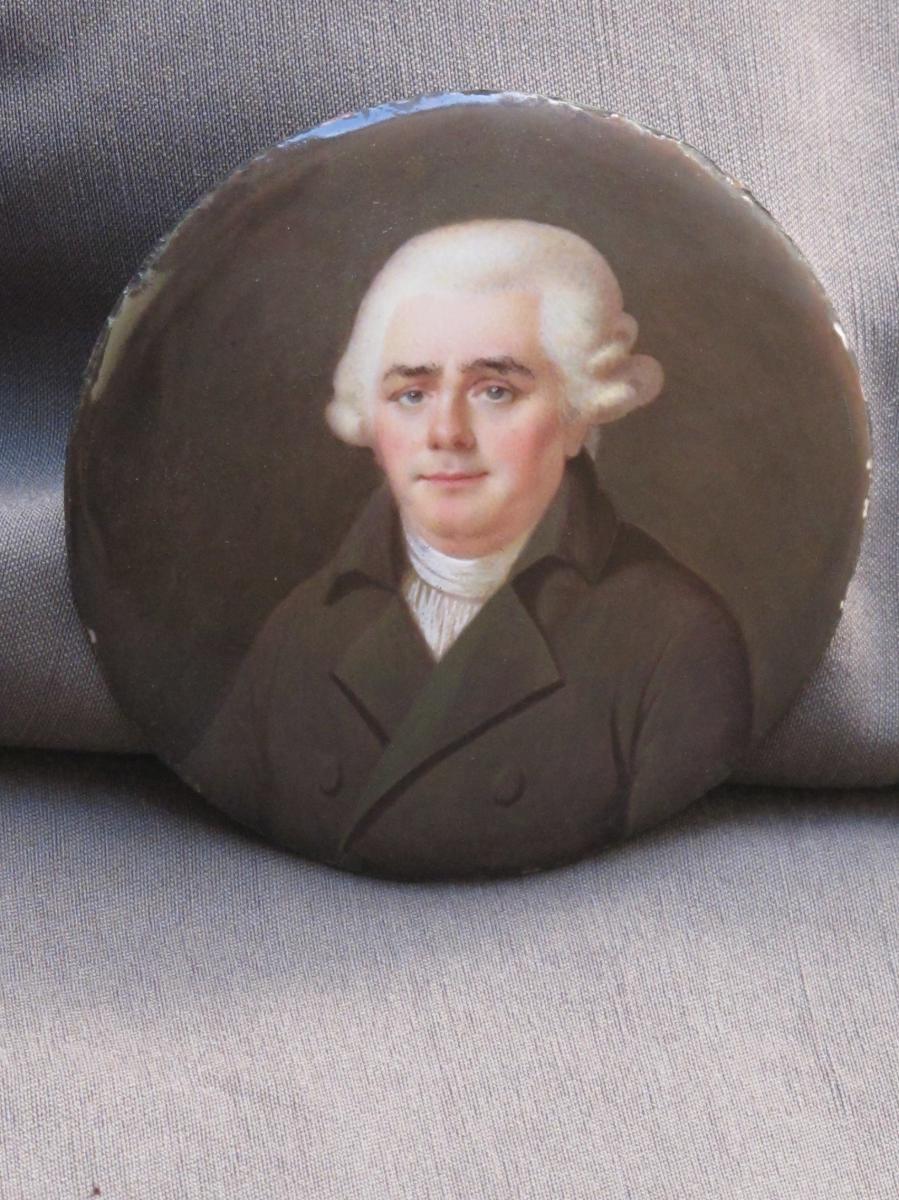 Miniature Sur émail époque XVIII éme Siècle De Nicolas Soret
