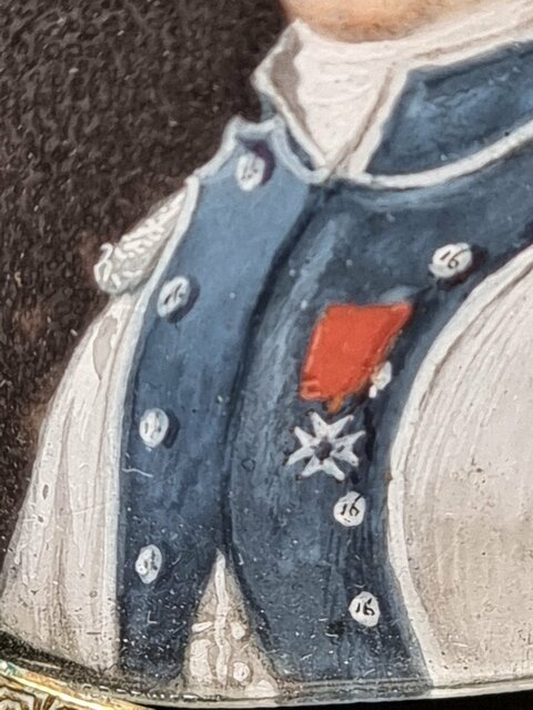 Officier Français du 16e régiment Agenois au règlement de 1791 