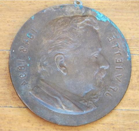Médaillon Inédit De Jules Viette en Profil