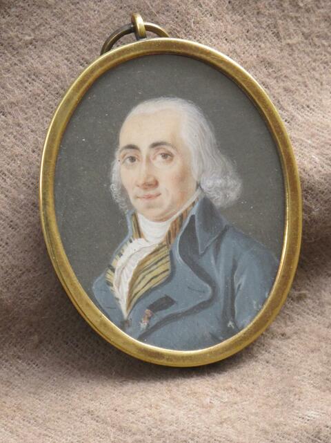 Miniature Portrait d'homme époque Louis XVI