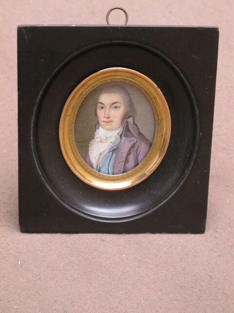 Miniature Epoque Révolutionnaire Datée 1797 Signée Vallet