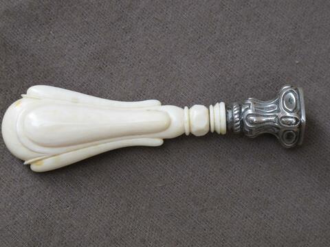Cachet époque XIX ème Siècle matrice en argent
