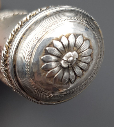 étui Porte Cire En Argent Armoiries De La Famille Le Camus