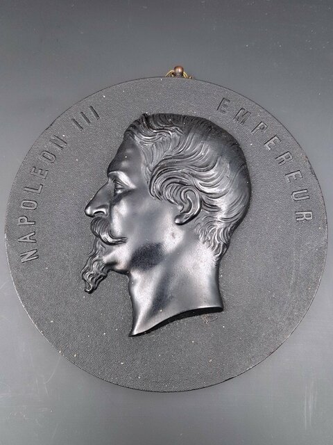 Trois Médaillons Famille Impériale Napoléon III, Prince Impérial, Eugénie