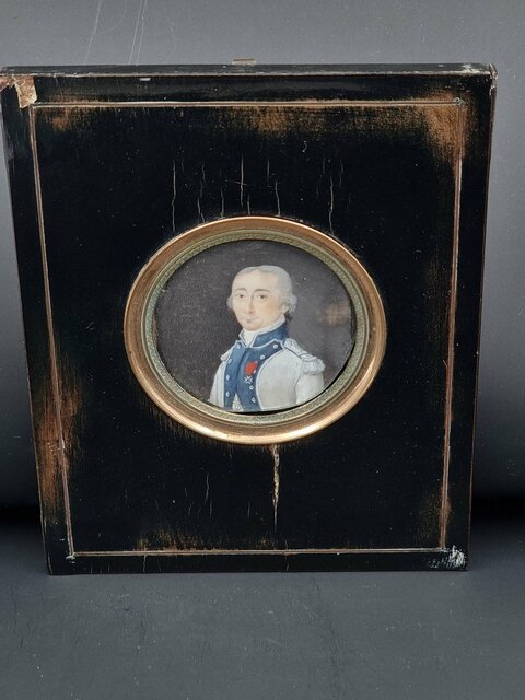 Officier Français du 16e régiment Agenois au règlement de 1791 