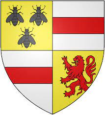 Cachet Sceau Armoiries De La Famille Caneau Tournai Matrice Argent Manche Noyer